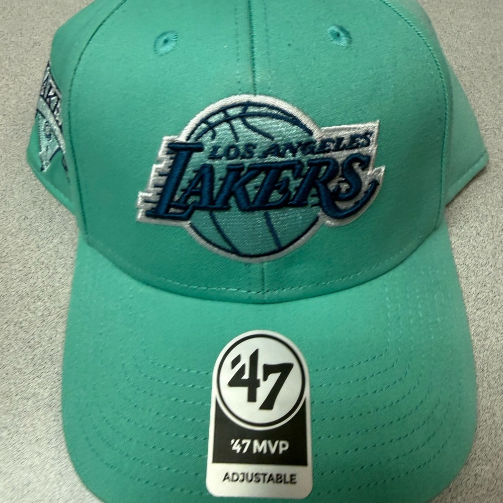 47 Brand Teal Los Angeles Lakers Adjustable Hat
